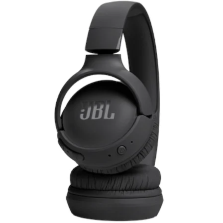 JBL Tune 520BT Auriculares Inalámbricos Bluetooth 5.3 con Microfono, Sonido Pure Bass, 57h Batería, Plegables, Negro